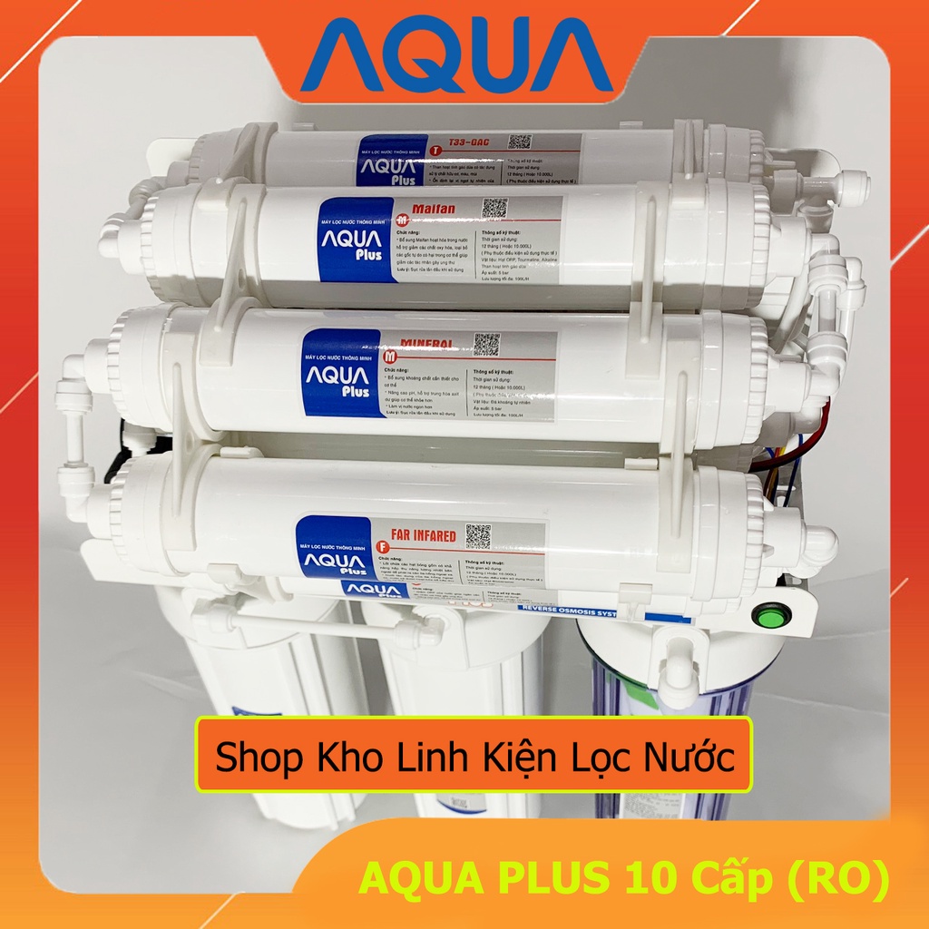 Máy Lọc Nước RO Aqua Plus Đèn UV Không Tủ