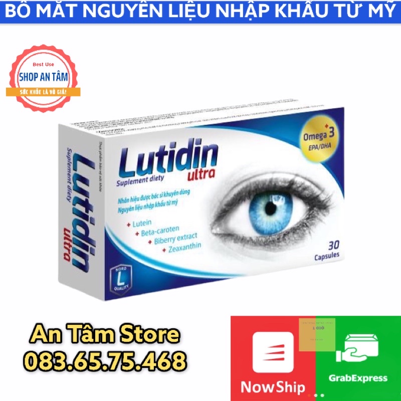 Viên uống bổ mắt Lutidin Ultra  Bổ sung dinh dưỡng cho mắt