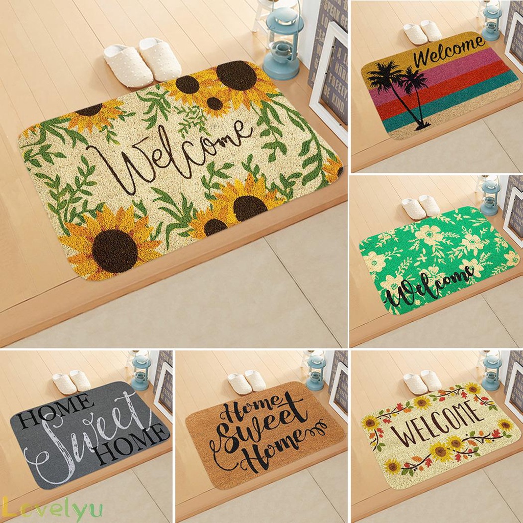 Thảm Chùi Chân Hình Chữ Welcome 40x60cm