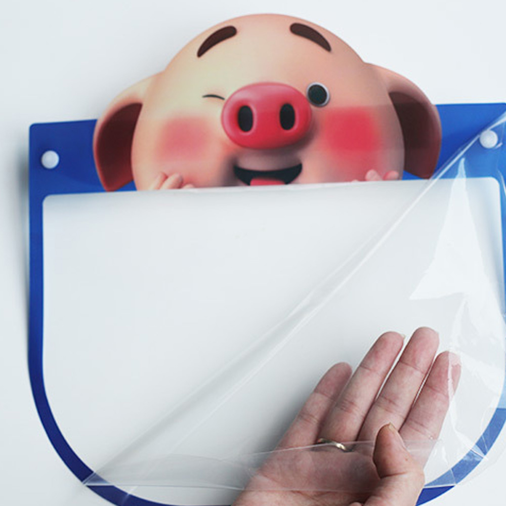 PET Kids Cartoon Face Shield An toàn cho trẻ em Mặt nạ bảo vệ Mặt nạ chống sương mù Chống tia cực tím Mặt nạ trong suốt cho bé trai cô gái | BigBuy360 - bigbuy360.vn