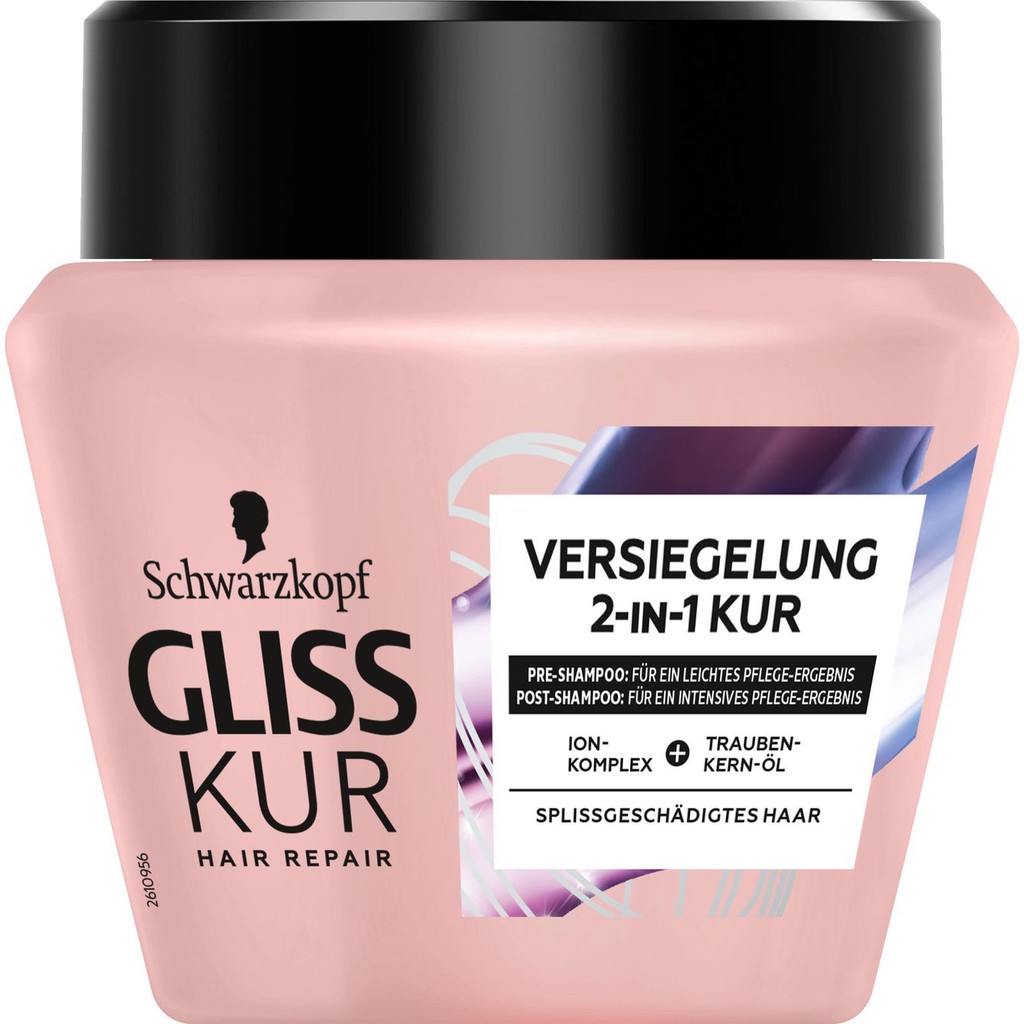 Ủ Tóc Gliss Kur Các Màu cho mọi loại tóc, 300ml