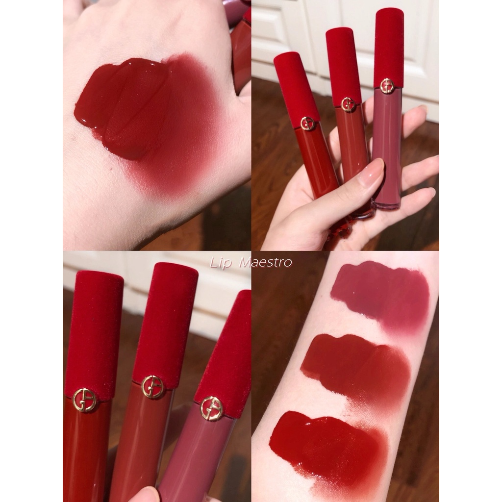 Son Môi Armani 405 Màu Đỏ Nhung Lì Thời Trang#