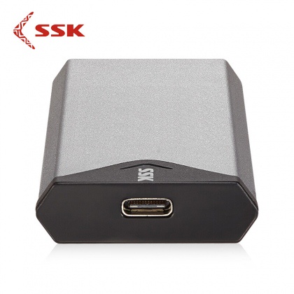 Box chuyển SSD M2 Sata sang ổ cứng di động - SSK SHE-C320 chuẩn USB 3.0 - 5Gbps M.2- Hàng Chính Hãng Bảo Hành 6 Tháng