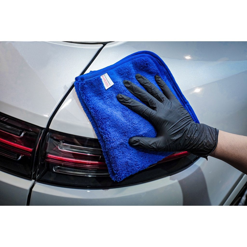 Khăn lau xe ô tô cao cấp 100% Microfiber siêu mềm Pile LF chuyên dụng (màu ngẫu nhiên)