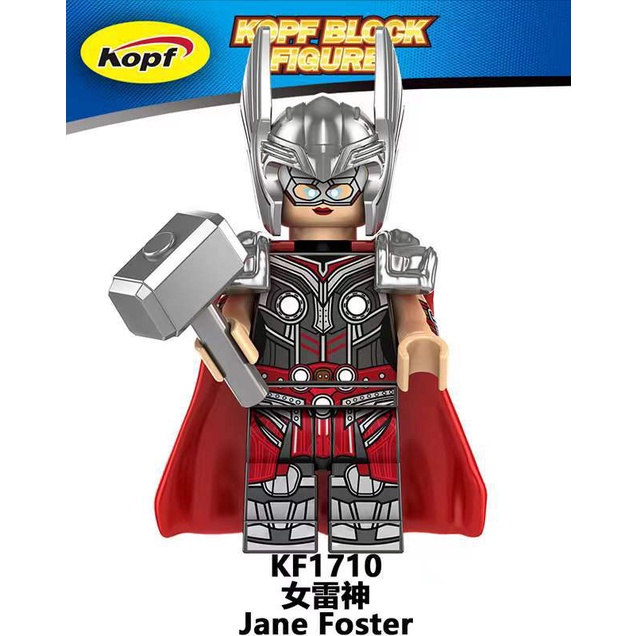 Minifigures Các Mẫu Nhật Vật  DC Siêu Anh Hùng Thor Heimdall Valkyrie Korg KF6161 - Đồ Chơi Lắp Ráp Mini