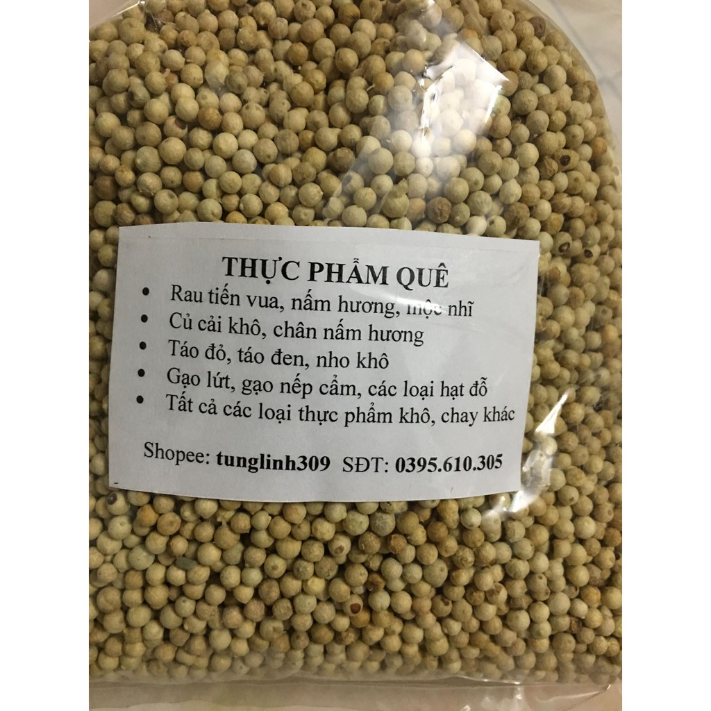 Hạt Tiêu Sọ Loại 1 gói 50g-100g