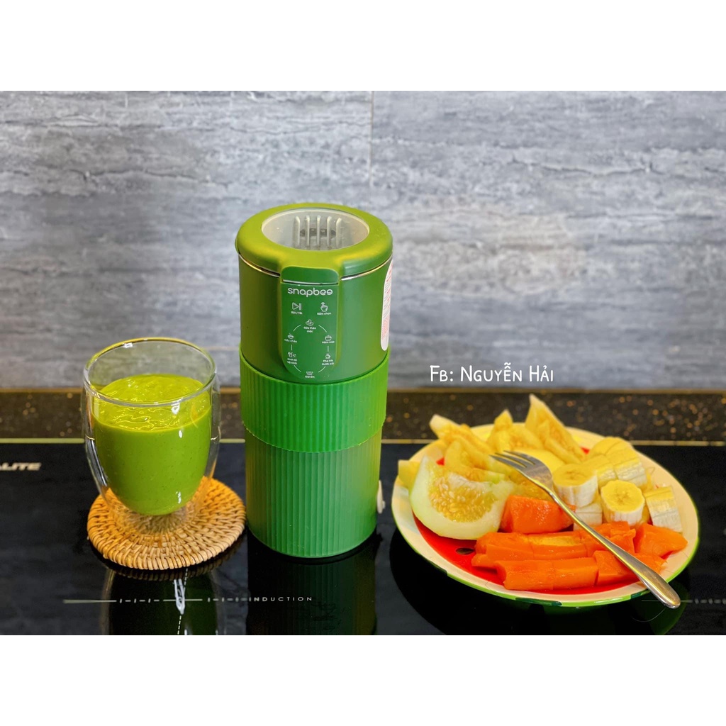 Máy làm sữa hạt mini Snapbee Làm Sinh Tố, Nấu Cháo, Soup, Nhanh, Dễ Vệ Sinh bảo hành 24 tháng