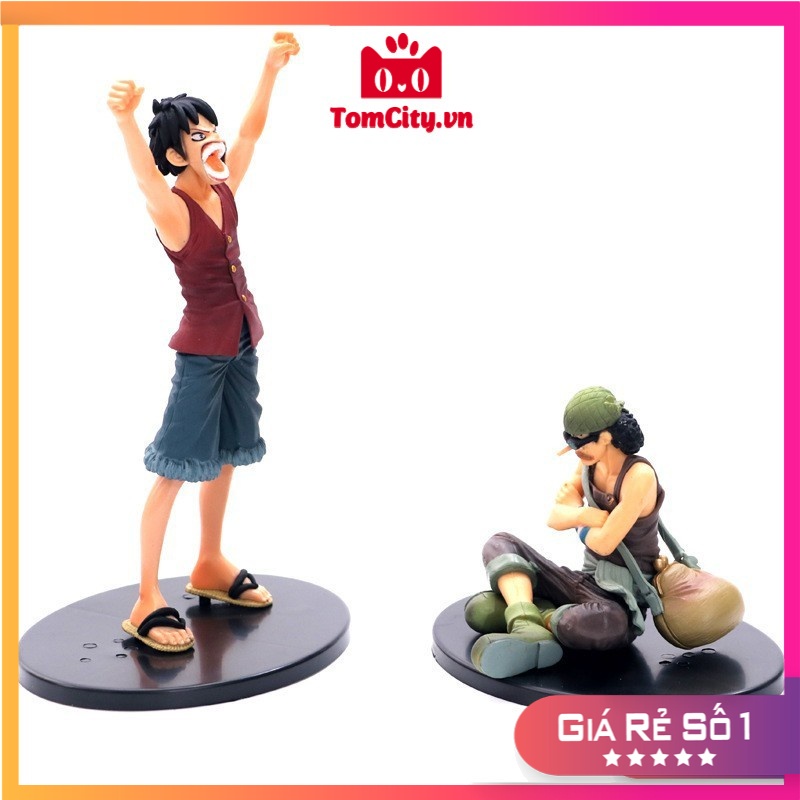 Bộ Mô Hình Luffy & Usopp Bản Đẹp PVC Chất Lượng Cao