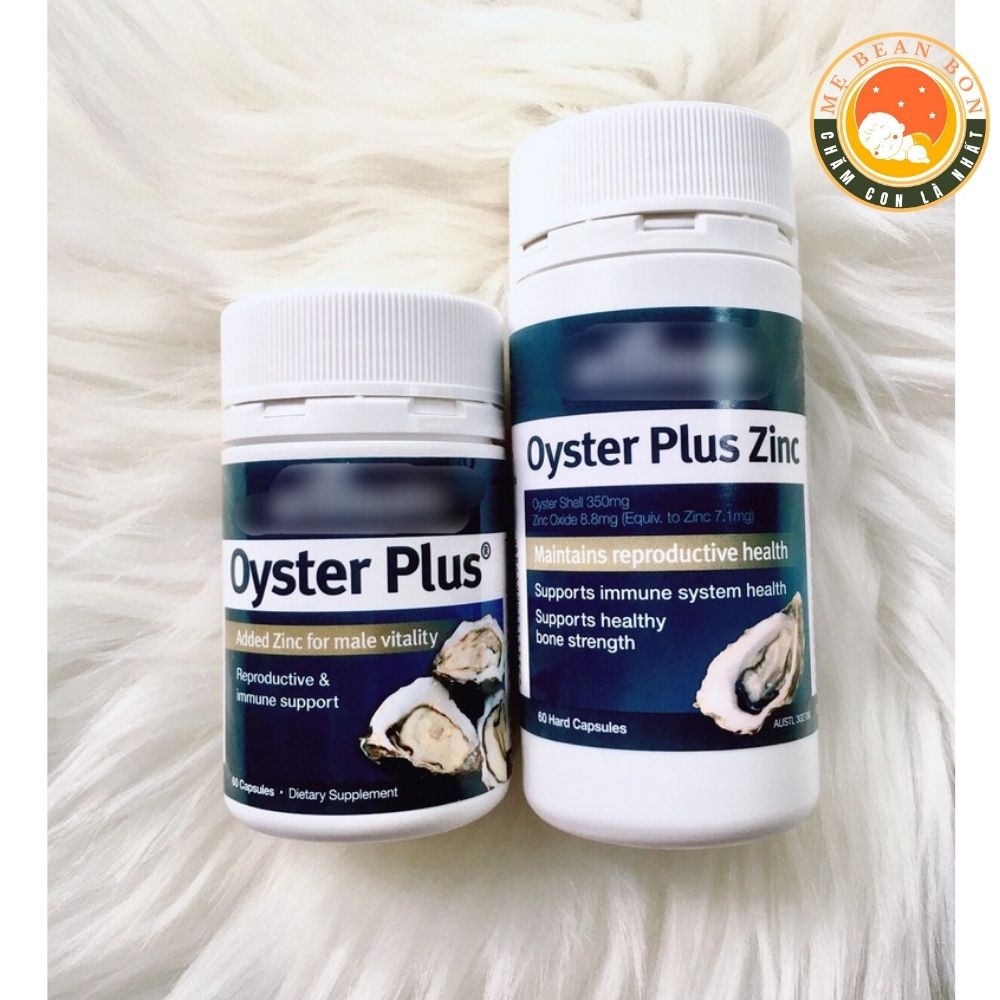 Tinh chất hàu biển Úc Oyster Plus Zinc 60 viên tăng cường sinh lý, hỗ trợ nam giới - Mẹ bean bon