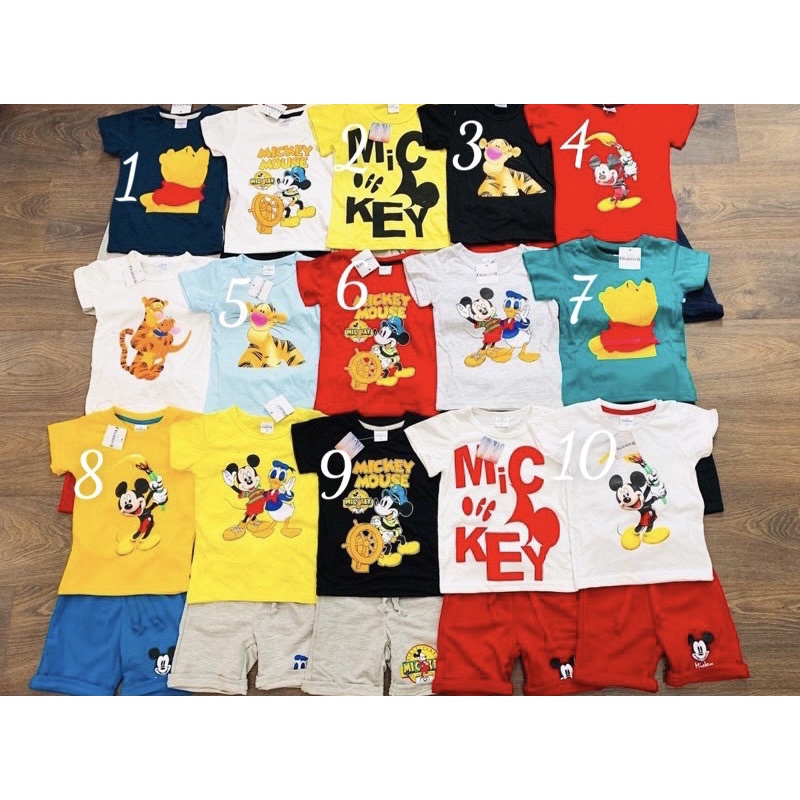 Bộ Disney nhiều mẫu - -HÀNG SALE KO ĐỔI TRẢ
