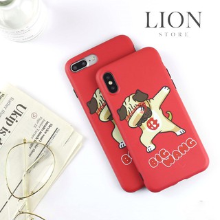 Ốp lưng chó Pug dễ thương cho iPhone 6/6s/6plus/6s plus/ 7/8