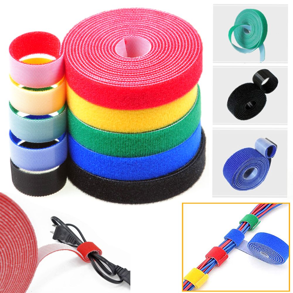 1 / 3 / 5m Cuộn Dây Nylon Buộc Cáp Gọn Gàng