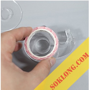 Dụng cụ cắt washi tape trong suốt kèm lưỡi dao trong suốt cỡ nhỏ C03 VPPTUEMINH