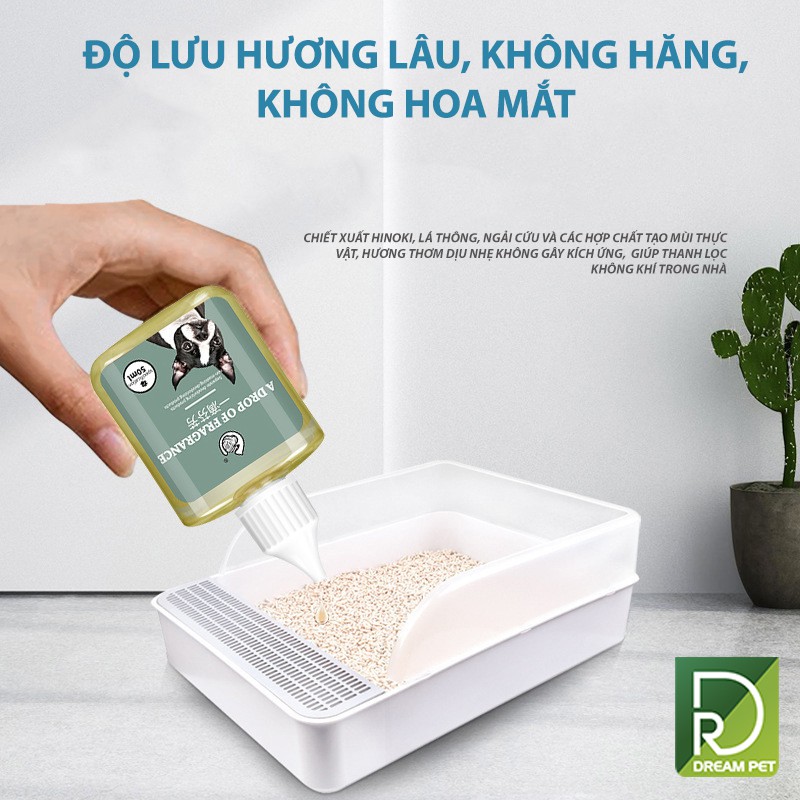 NHỎ KHỬ MÙI HÔI VỆ SINH CHÓ MÈO CAO CẤP - LƯU HƯƠNG DÀI LÂU-[CHÍNH HÃNG]