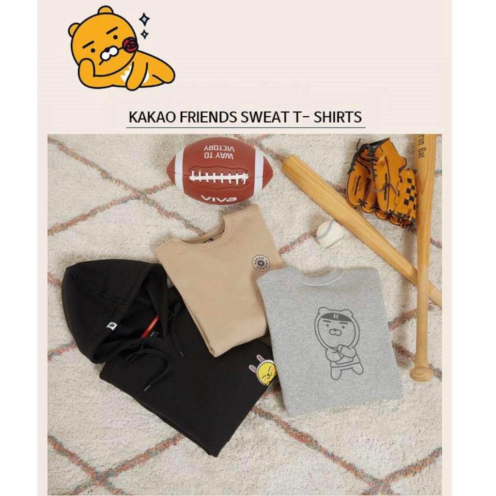 [Chính hãng] [Giá hủy diệt] 3 ÁO KHOÁC NỈ KAKAO FRIENDS CHARACTER SWEATER/ HOODIE COLLECTION [Thương hiệu của Hàn Quốc] | BigBuy360 - bigbuy360.vn