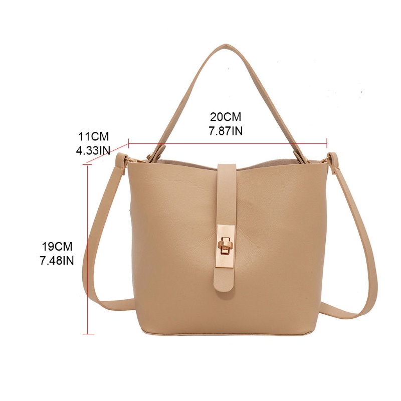 Túi Da PU Đeo Chéo Phong Cách Vintage Mềm Mại Cho Nữ