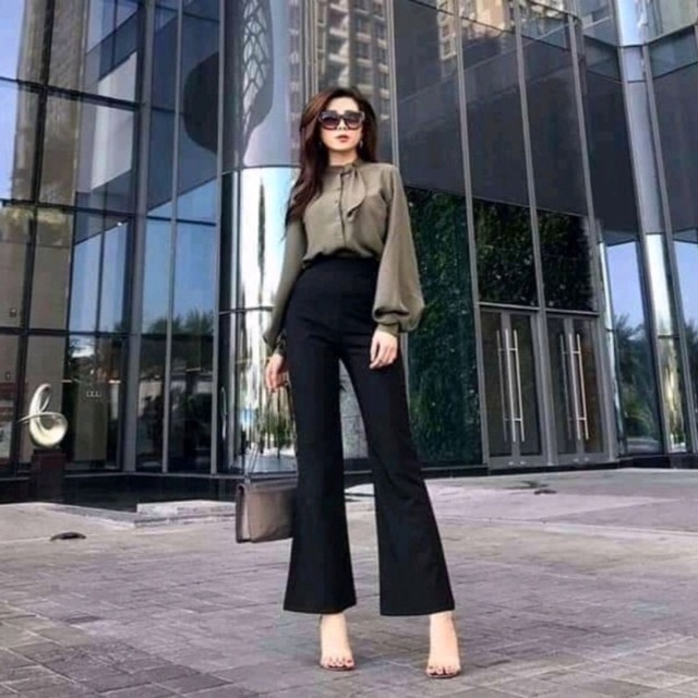 Quần tây công sở ống Loe Ống vẩy QL012109
