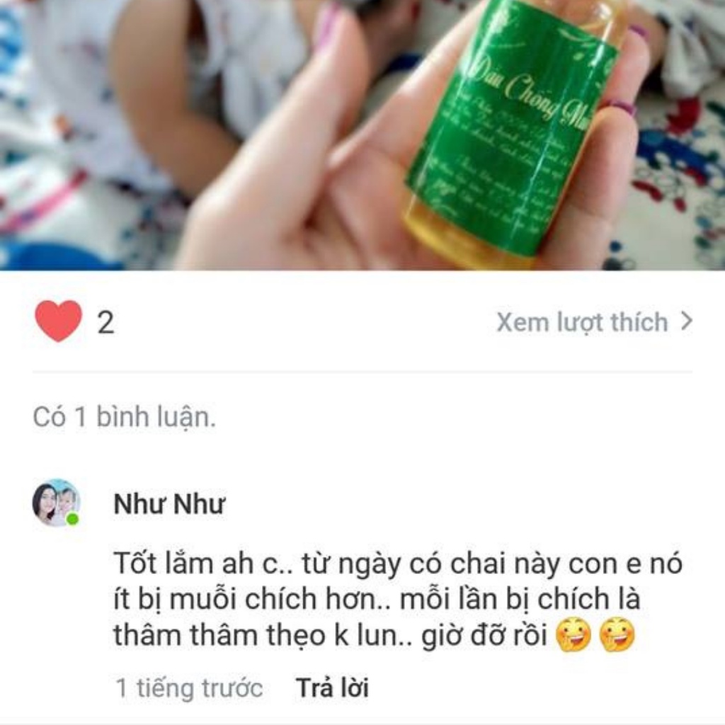 Dầu Thoa Chống Muỗi Chiết Xuất Từ Thảo Dược Thiên Nhiên Giúp Đuổi Muỗi Bảo Vệ Da An Toàn Cho Bé Trà Quán 50ml