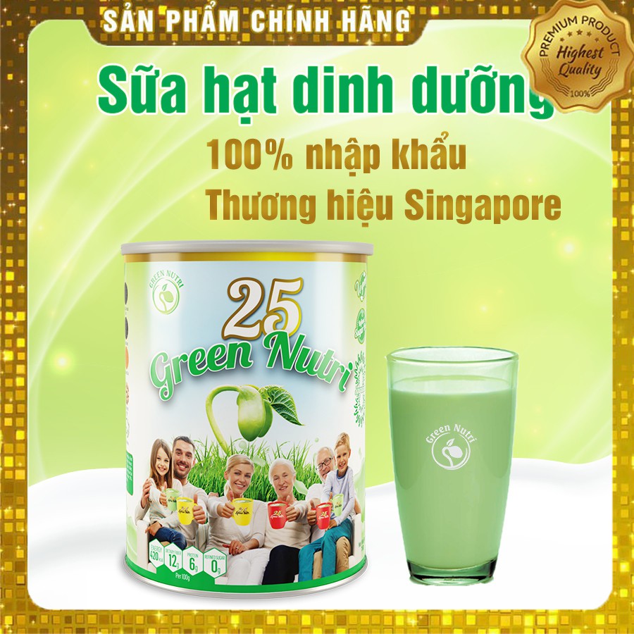  25 Green Nutri - Sữa Hạt Ngũ Cốc chính hãng