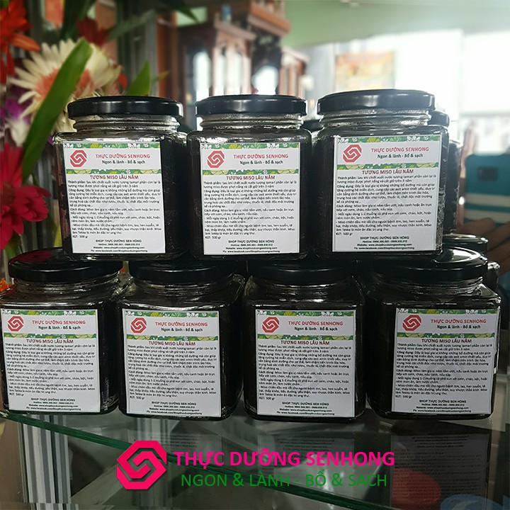 Tương miso lâu năm (350gr) - Thực dưỡng Sen Hồng | BigBuy360 - bigbuy360.vn