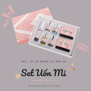 Set uốn mi collagen