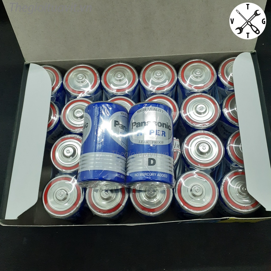 Hộp 24 viên Pin trung C, pin đại D HYPER Panasonic chính hãng