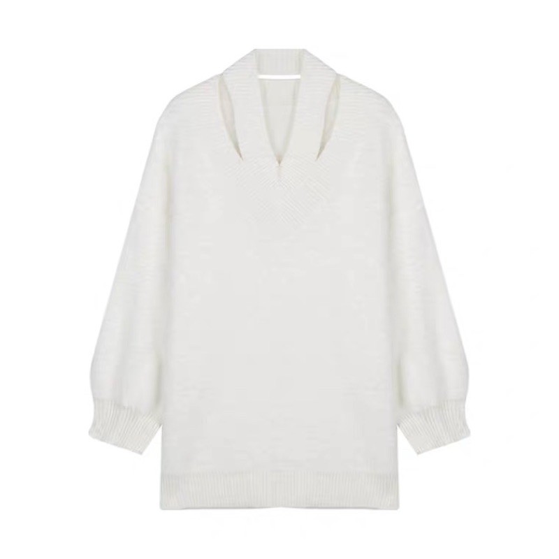 [ Hàng order] Áo len lông khoét vai ( kèm video, ảnh thật) | BigBuy360 - bigbuy360.vn