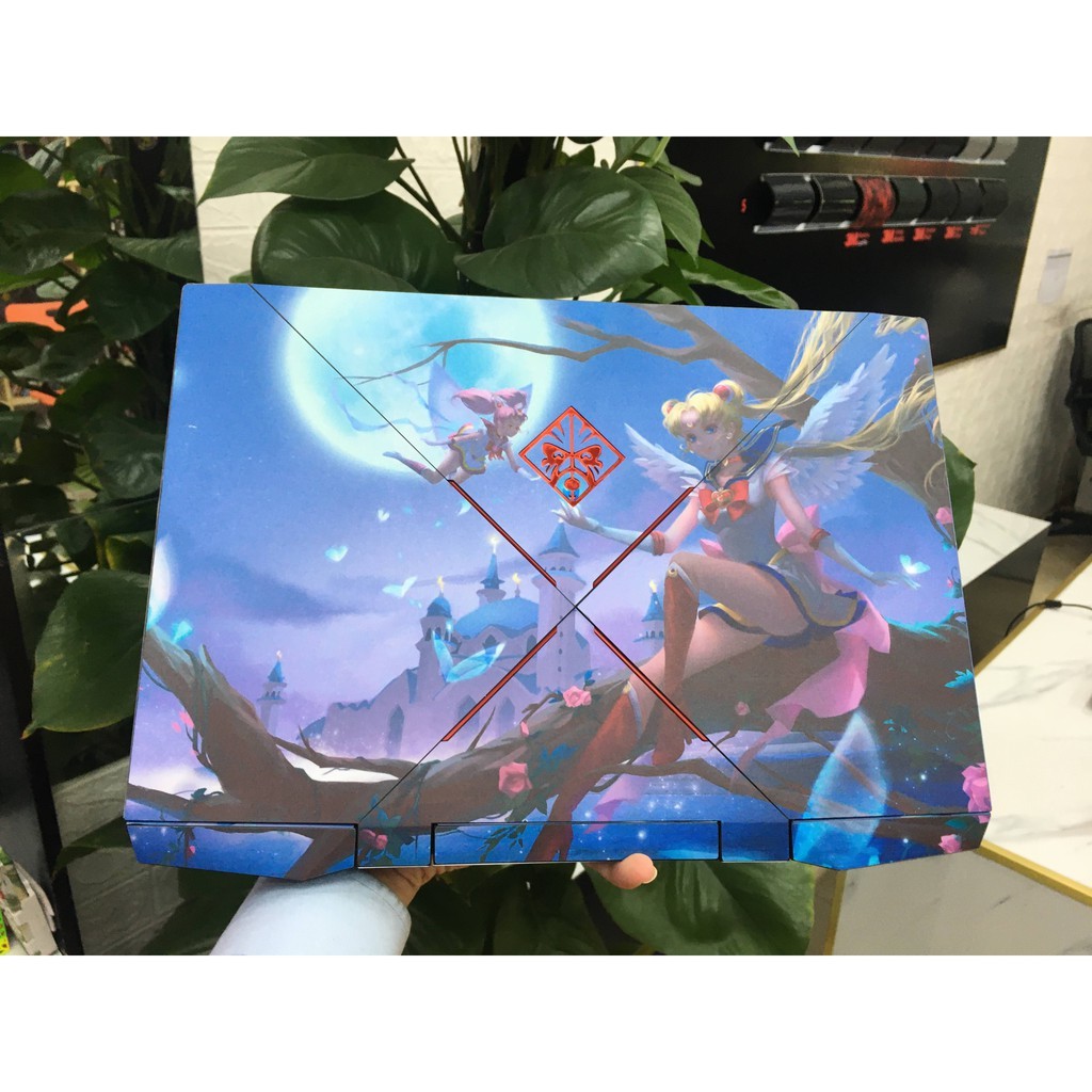 Decal Skin dán Laptop mẫu Thủy thủ mặt trăng (shop sẽ liên hệ xin model máy)