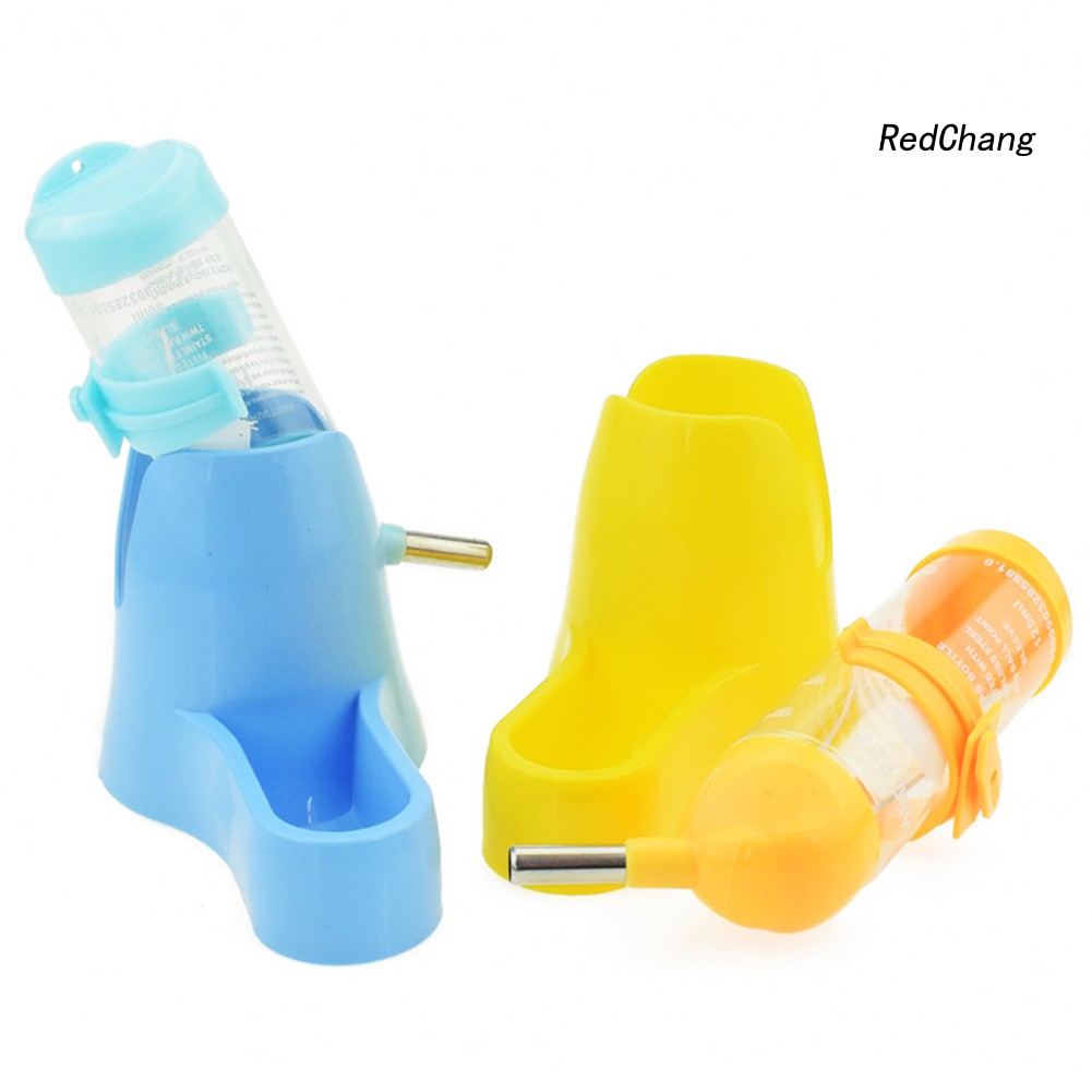 Bình Nước 80/125ml Có Đế Đỡ Kiêm Đựng Thức Ăn 3 Trong 1 Cho Sóc/Hamster