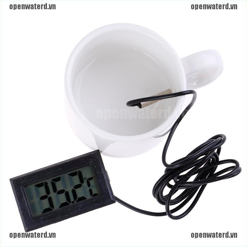 OPD 1Pc Digital LCD Display Thermometer Temperature Meter Temp Sensor With Probe