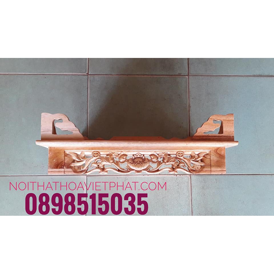 Bàn thờ treo tường hoa sen 50CM
