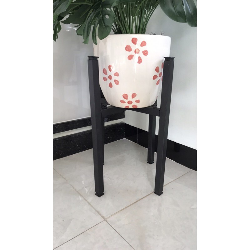 Chân giá đỡ, đôn chậu cây bằng sắt sơn tĩnh điện điều chỉnh mở rộng 20cm - 30cm