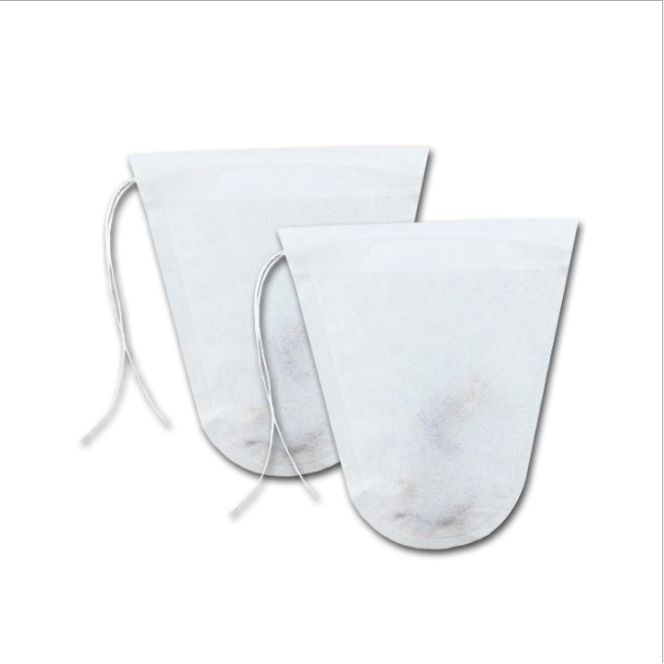 Túi lọc trà giấy hình phễu có dây, tiện dụng, 50túi/sp, 8x9cm - HVL TEA