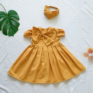 Đầm tiểu thư bé gái dễ thương + Tặng kèm băng đô