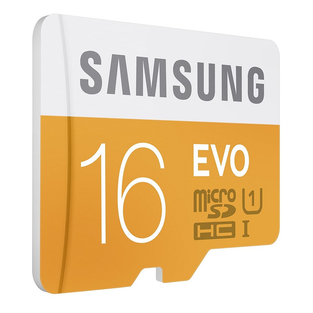 Thẻ Nhớ MicroSDHC Samsung Evo 16gb UHS-I U1 80MB/s kèm Adapter (Cam)