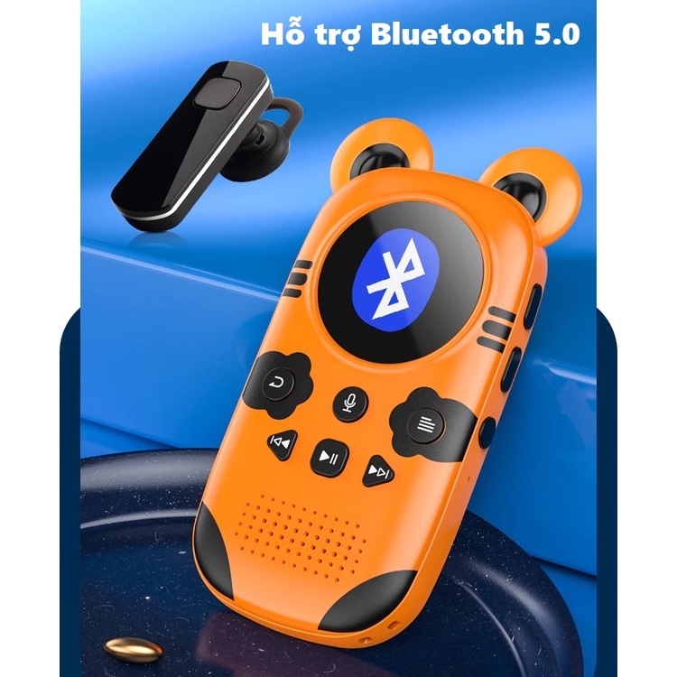 Máy Nghe Nhạc Bluetooth Ruizu X30/ Ruizu X31 Bộ Nhớ Trong 16GB - Máy nghe nhạc hình gấu Ruizu X30/ Ruizu X31