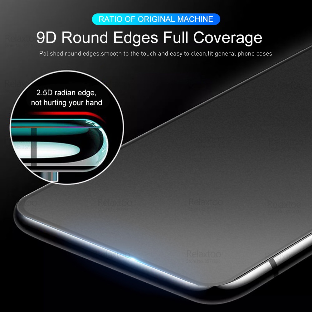 9D Frosted Tempered Glass Screen Protector for Xiaomi Mi 9 10 11 10T A2 A3 Lite 5G 9 10T Pro Poco X2 X3 M3 Matte Glass