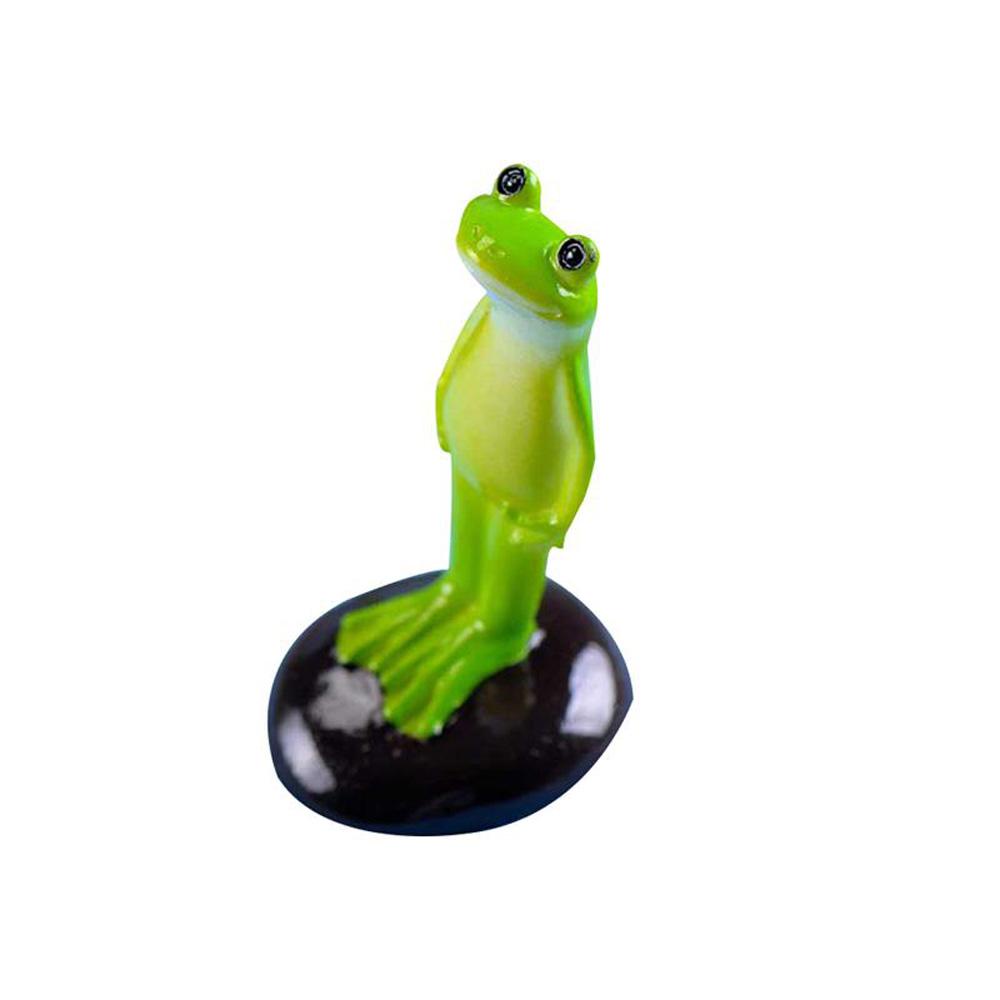 Tượng Ếch Mini Bằng Nhựa Resin Trang Trí Tiểu Cảnh