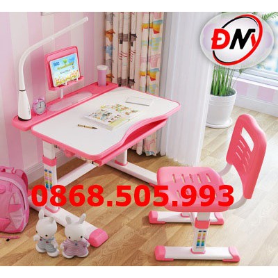 [Tặng đèn Led] Bộ bàn ghế chống gù chống cận bàn học thông minh cho học sinh tăng chỉnh độ cao phù hợp với trẻ em | BigBuy360 - bigbuy360.vn