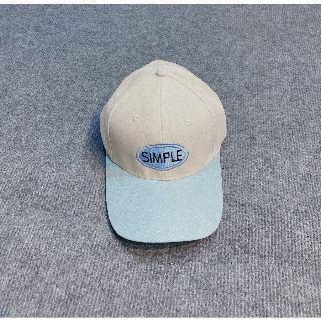 Mũ Lưỡi Trai  Cao Cấp Thêu Chữ Simple And Duck 401 Phong Cách Ulzzang