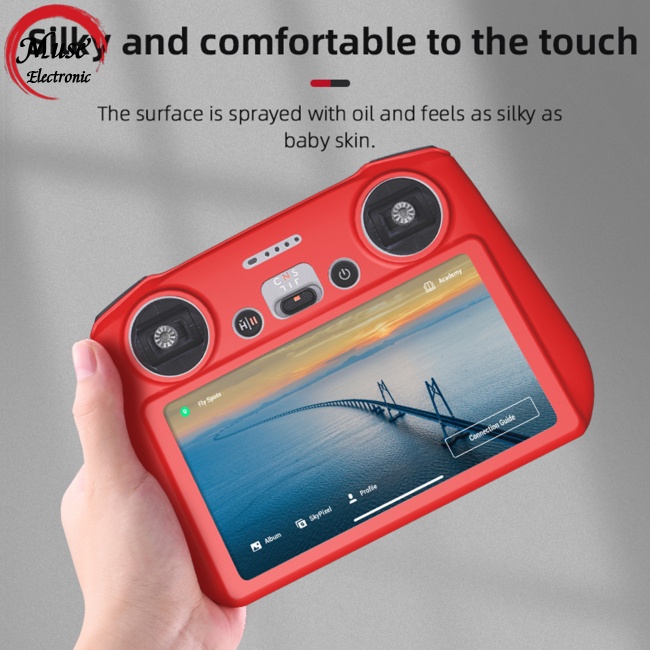 Ốp Điện Thoại Silicon Chống Trượt Chống Bụi Bảo Vệ Màn Hình Điều Khiển Từ Xa Cho Dji Mini 3 Pro Rc