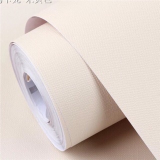 Giấy dán tường màu be decal vân nổi vàng trắng ghi xanh keo sẵn 10 mét khổ rộng 45 cm ảnh thật