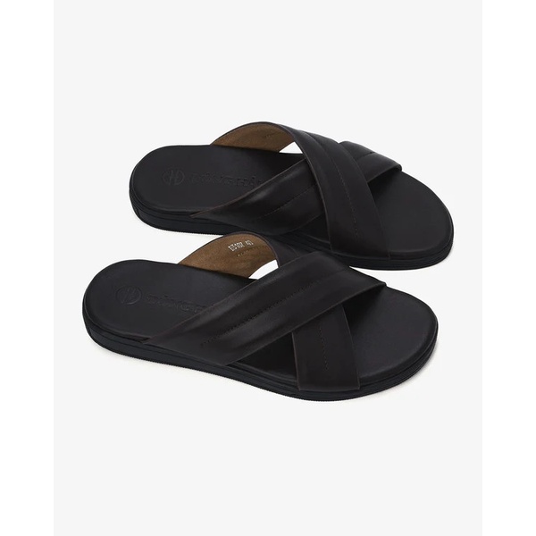 Dép quai ngang Nam Đông Hải thiết kế quai chéo thời trang đế cao su nguyên khối chống trượt 3cm - D3107