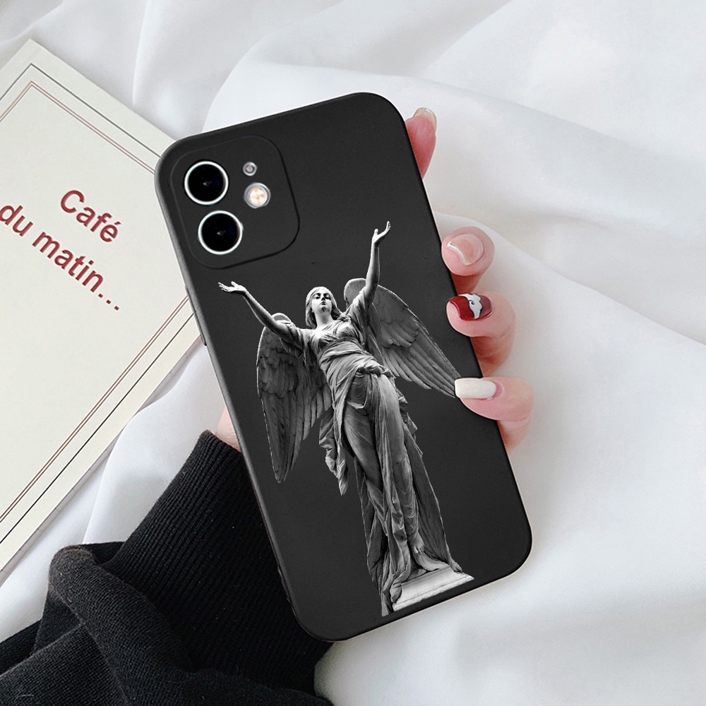 Ốp Lưng Iphone Cạnh Vuông Tượng MKK, BVC Iph6/6plus/6s/6splus/7/7plus/8/8plus/x/xs/11/12/pro/13/promax- Sencase