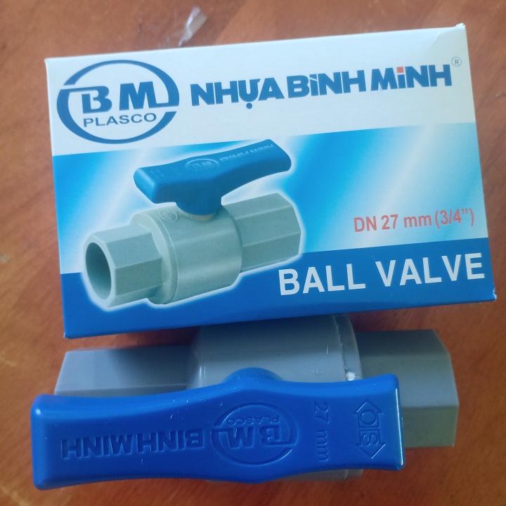 VAN KHÓA ỐNG NƯỚC BÌNH MINH,PHI 21,27,34