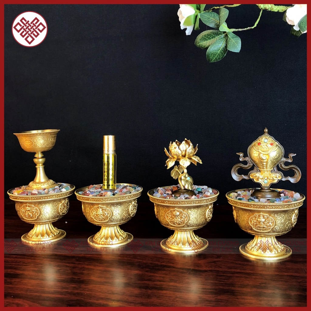 Bộ 8 Món Cúng Dường Mật Tông [Kim Cương Hỷ Lạc]