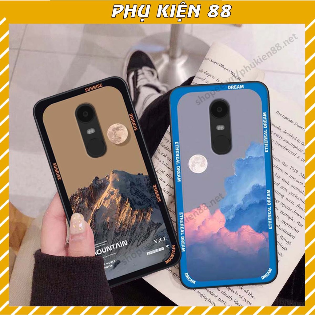 Ốp Xiaomi Redmi Note 4/ Note 4x / Redmi 5 Plus hình vũ trụ, mountain, cloud phong cách cá tính