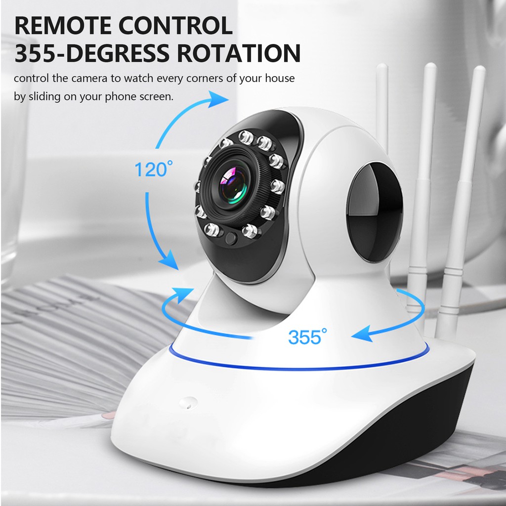 Camera An Ninh ipcam v380 hd 1080p Kết Nối wifi Với Điện Thoại Di Động Với Giọng Nói