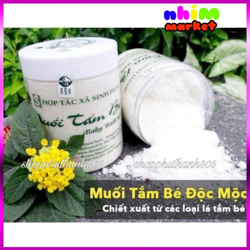  Muối tắm bé Sinh dược Độc Mộc - Muối tắm Độc Mộc chính hãng