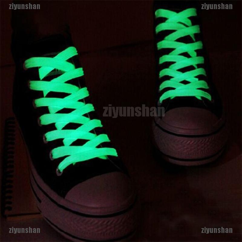 2 Cặp Dây Giày Dạ Quang Phát Sáng Trong Tối